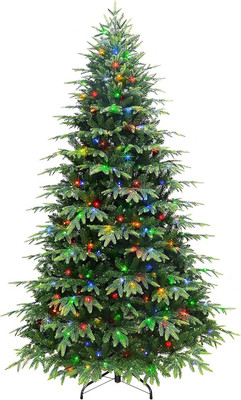 Pre-Lit 7.5' Rutland Spruce Artificial Christmas Tree with 700 Color Select LED