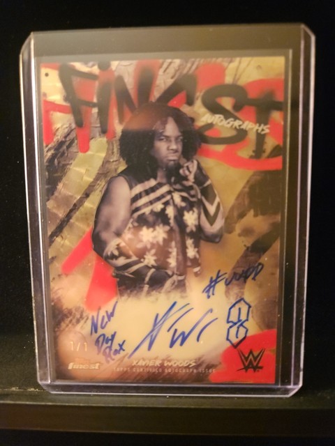 2025 Finest WWE Xavier Woods Superfractor Auto 1/1 Inscribed  Finest 🔥 New Day