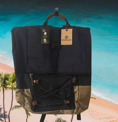 Clearance Sale Blue backpack CAMPING High School Travel Laptop Rucksack Zipper 