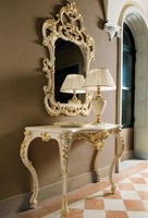 Konsolentisch Spiegel Sideboard 2Tlg Set Neu Holz Italienische MöBel Stil Barock