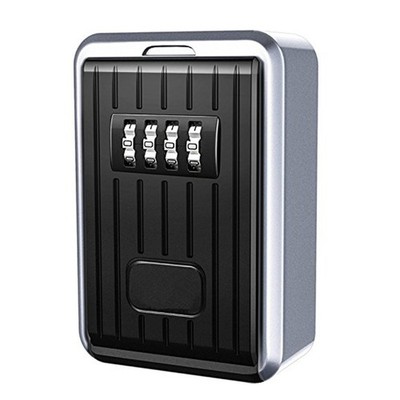 Lock Box 4-stellige Kombination Wasserdichte Box Aluminiumlegierung Wetterf4419