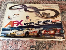 Aurora 12 Hours At Sebring 1977 Magna Traction Racetrack Slot Car Set - No Cars 