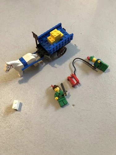 Lego Crusader Cart 1877 Complete, Original Forestmen