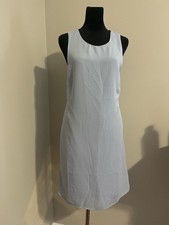 MNG Mango Dress Womens Medium Purple Twist Preppy Capsule Classic Basic