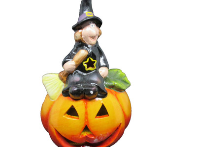 Halloween Bewitching Candle Holder New Ceramic Item