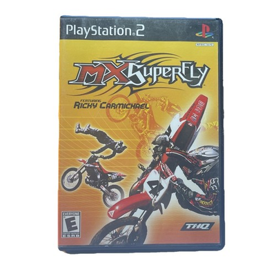 #ad MX Superfly W Ricky Carmichael PS2 Sony PlayStation 2 2002 Free Shipping CIB $12.99