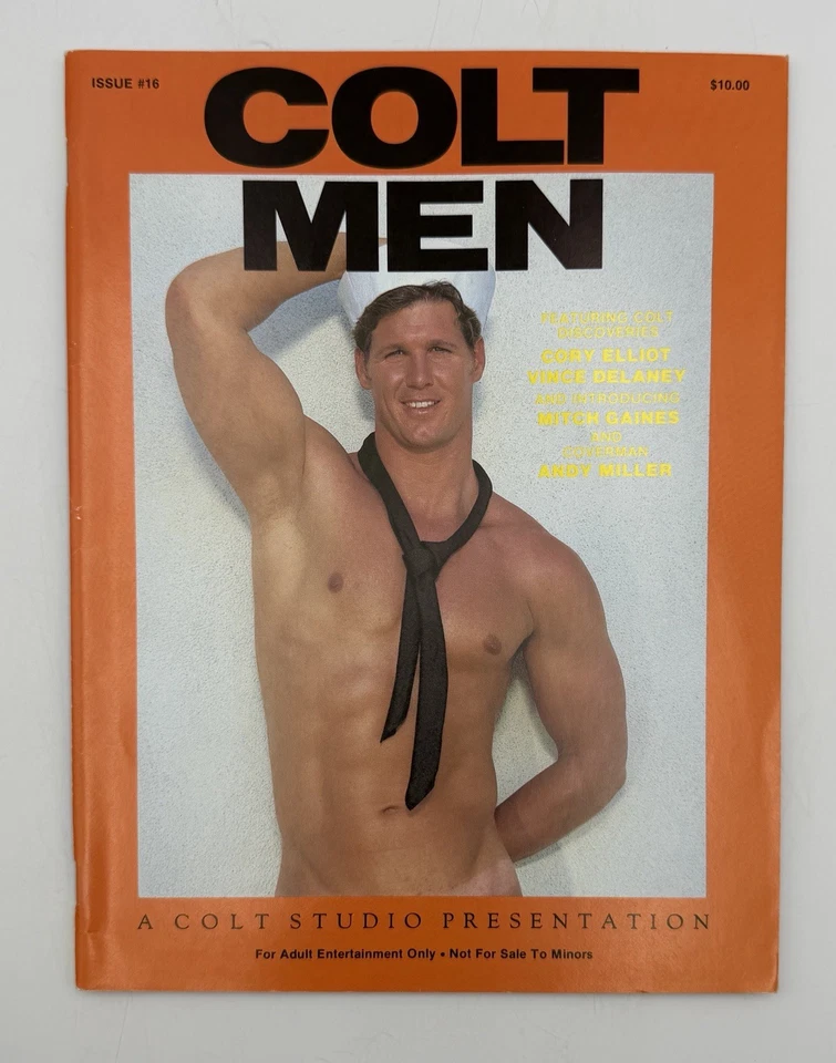 Colt Men Issue No. 16 Magazine, Vintage Gay. RARE!! COLT STUDIO / Jim French - Image 1 of 3