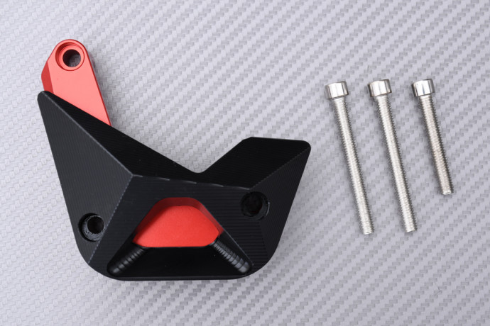 Évitez les fissures du moteur avec la protection carter rouge pour KAWASAKI Z900 SE