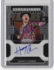 Happy Corbin 2022 Panini Prizm Sensational Signatures WWE AUTO SP AUTOGRAPH Card