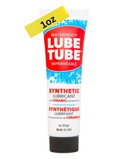LubeTube 1oz O-Ring Grease Stops Leaks on Pump Filter Seals 1oz, white