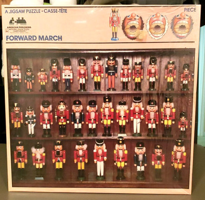 NEW Vtg American Publishing Co Ron Kimball FOWARD MARCH 1000 Puzzle Nutcrackers