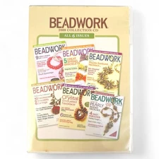 Beadwork 2008 Collection CD-ROM All 6 Issues By Interweave Arts Crafts