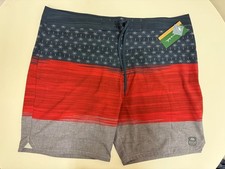 Travis Mathew Swim Trunks "Murica Fun" Sz.42 NWT