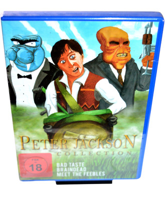 Peter Jackson Collection (DVD/OVP) Bad Taste, Meet the Feebles, Braindead / 18+