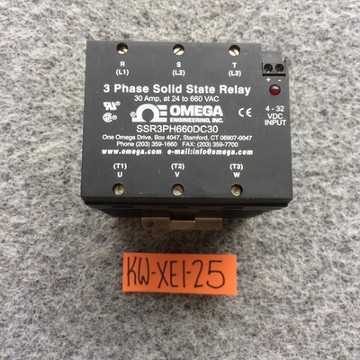 NEW TAKEOUT Omega Engineering 3 Phase Solid State Relay ssr3ph660dc30 30A 660VAC