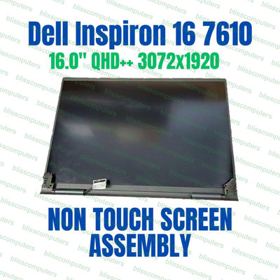 Dell Inspiron 7610 7620 16'' QHD 3K LCD Screen Assembly K5JH2 BLUE