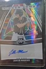 2022 Panini Elite Extra Edition - Hidden Gems Jakob Marsee #HG-JM Black (AU, RC)