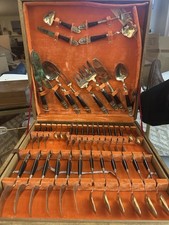 Siam Silverware Set - Mid-century Flatware Set , 70 Pieces