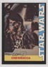 1977 Wonder Bread Star Wars Food Issue Chewbacca #9 07vd