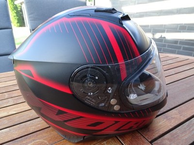 Motorradhelm Integralhelm Nolan N87 Gr. XS 1,42 kg matt/rot neuwertig