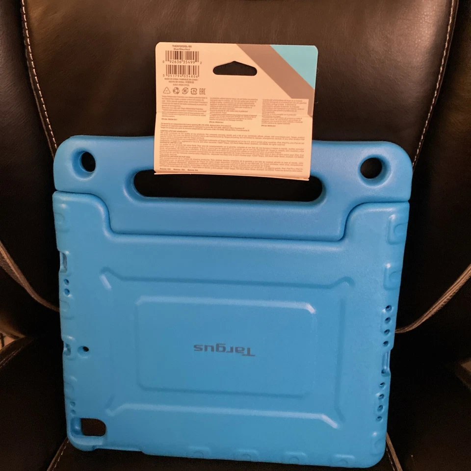 Targus THD51202GL-50 Kids Antimicrobial Case For iPad (8th & 7th Gen) 10.2" Blue - Image 3 of 4