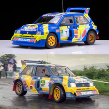 SunStar 1:18 MG Metro 6R4 WRC 1993 #7 Donigal Diecast Model Car Blue Toys Gifts