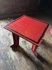 VILAC. Designed by Keith Haring, kids' table set. Used Condition