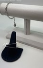 NWT Lia Sophia Silver Tone Faux Stone Geometric Ring & Heart Charm Bracelet 24g — photo 1
