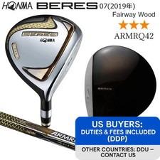 HONMA BERES 2019 3-Star 3W 15  Fairway wood R-Flex ARMRQ 42 3S w/Headcover