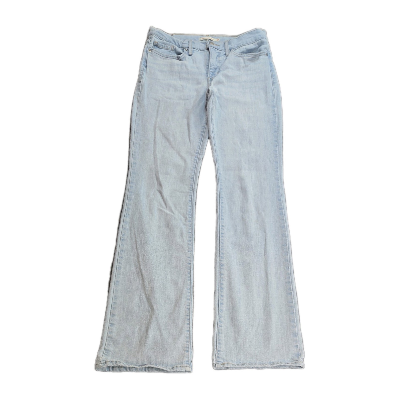 Womens 29 Blue Denim Bootcut Faded Stretch (26031212)
