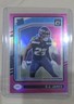 2024 Panini Donruss Optic - Rated Rookie D.J. James #222 Pink Prizm (RC)
