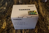 Tamron 24mm f/2.8 Di III OSD M1:2 Lens for Sony E Full Frame w/ Hood & Box