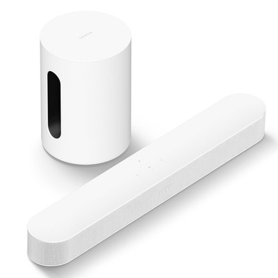 Sonos Entertainment Set with Beam (Gen 2) Soundbar and Sub Mini