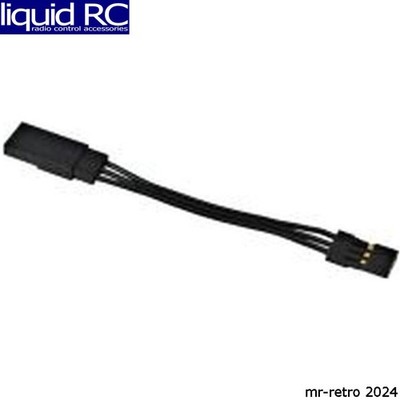 Sanwa/Airtronics 107A20511A Black Servo Extension 50mm