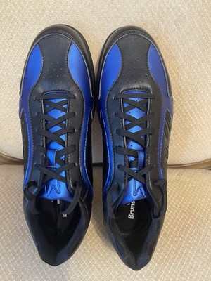 Brunswick Siege Black/Blue Right Handed Wide Width Bowling Shoes New