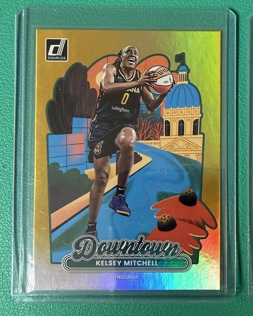 Kelsey Mitchell - GOLD DOWNTOWN #/10 - 2026 Panini Donruss WNBA Fever Case Hit🔥