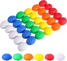 30 Pcs Brain Stress Ball Bulk Halloween Brain Toy Hand Muscle Exercise Sensory P