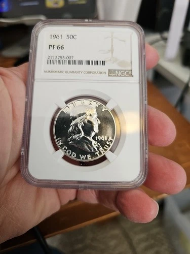 1961 Franklin Half Dollar 50C NGC PF66 Proof #1