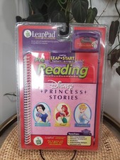 VTG Leap Frog Leap Start Pre Reading Disney Princess Stories Book Cartridge New