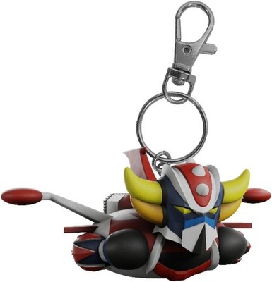 UFO Robot Grendizer Keychain Goldrake Spazers 9cm Plastoy