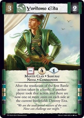 Yoritomo Eita - The Harbinger - Legend of the Five Rings CCG