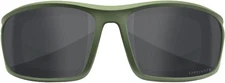 Wiley X Mens Grid Sunglasses - Captivate Polarized Grey / Matte Utility Green -
