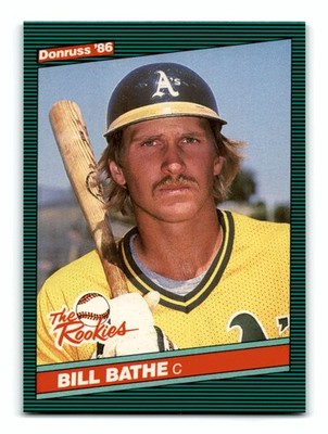 Bill Bathe 1986 Donruss The Rookies RC #41 Centered Mint to Gem