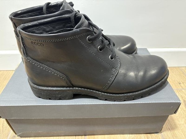 Men Ecco Boots Black 42 #3RAQ