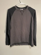 Smartwool Mens Merino Wool Sweater Sweatshirt Long Sleeve Gray Medium