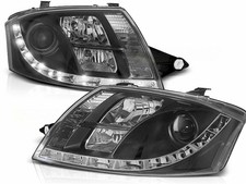 Led Scheinwerfer Set in schwarz 9 Pin Stecker für Audi TT 8N 1998 - 2005