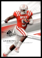 2014 SP Authentic Antonio Andrews Rookie Western Kentucky Hilltoppers #27