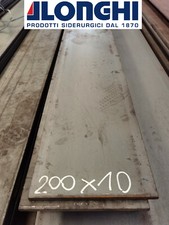 PIASTRA LAMINATO  FERRO PIATTO spess. 10 mm.  largh. 20 e lungh. da 20 a 200 cm