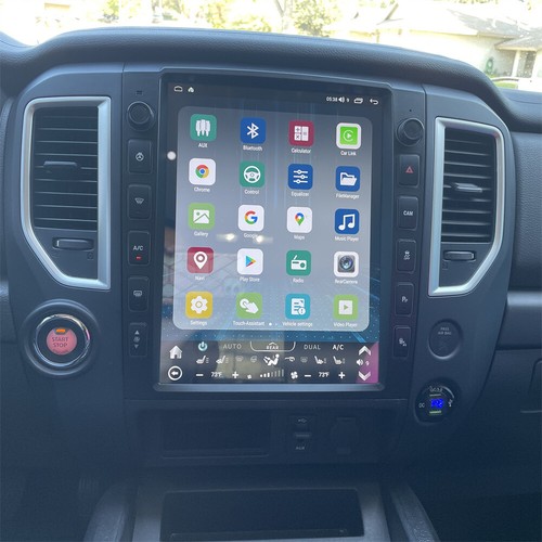 Radio Navigazione Gps Android Auto 13'' Carpaly per Nissan Titan 2016-2019 8+128G - Foto 2 di 15