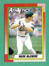 1990 Topps Baseball - Mark McGwire #690 Athletics